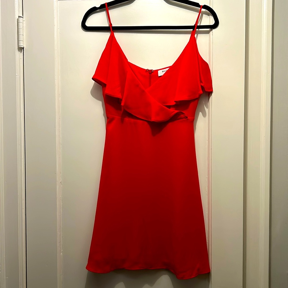 Cherry Red Dress Bailey 44 size small spaghetti straps red dress